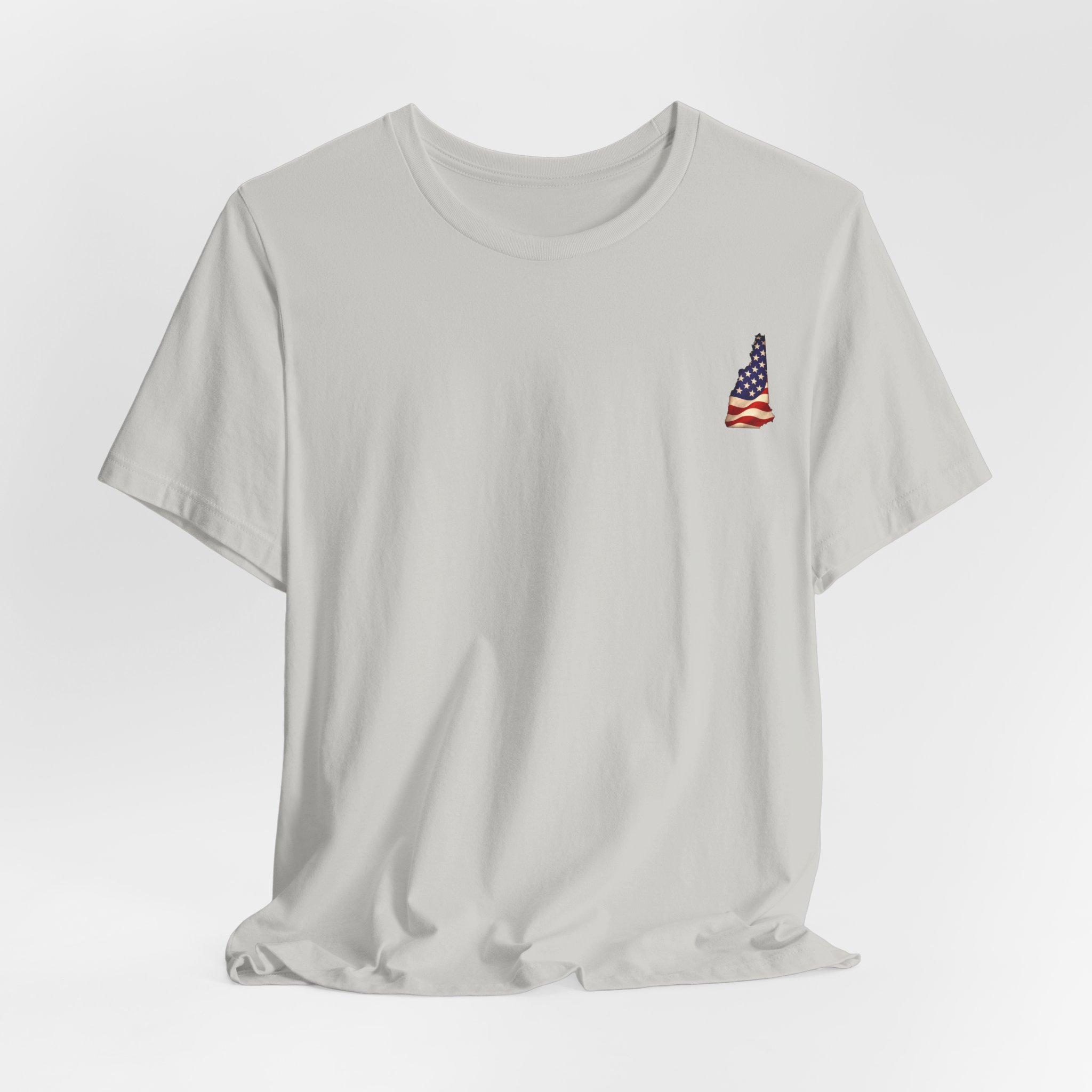 New Hampshire Veteran T-Shirt — American Flag Map Military Tribute Tee - Image 4
