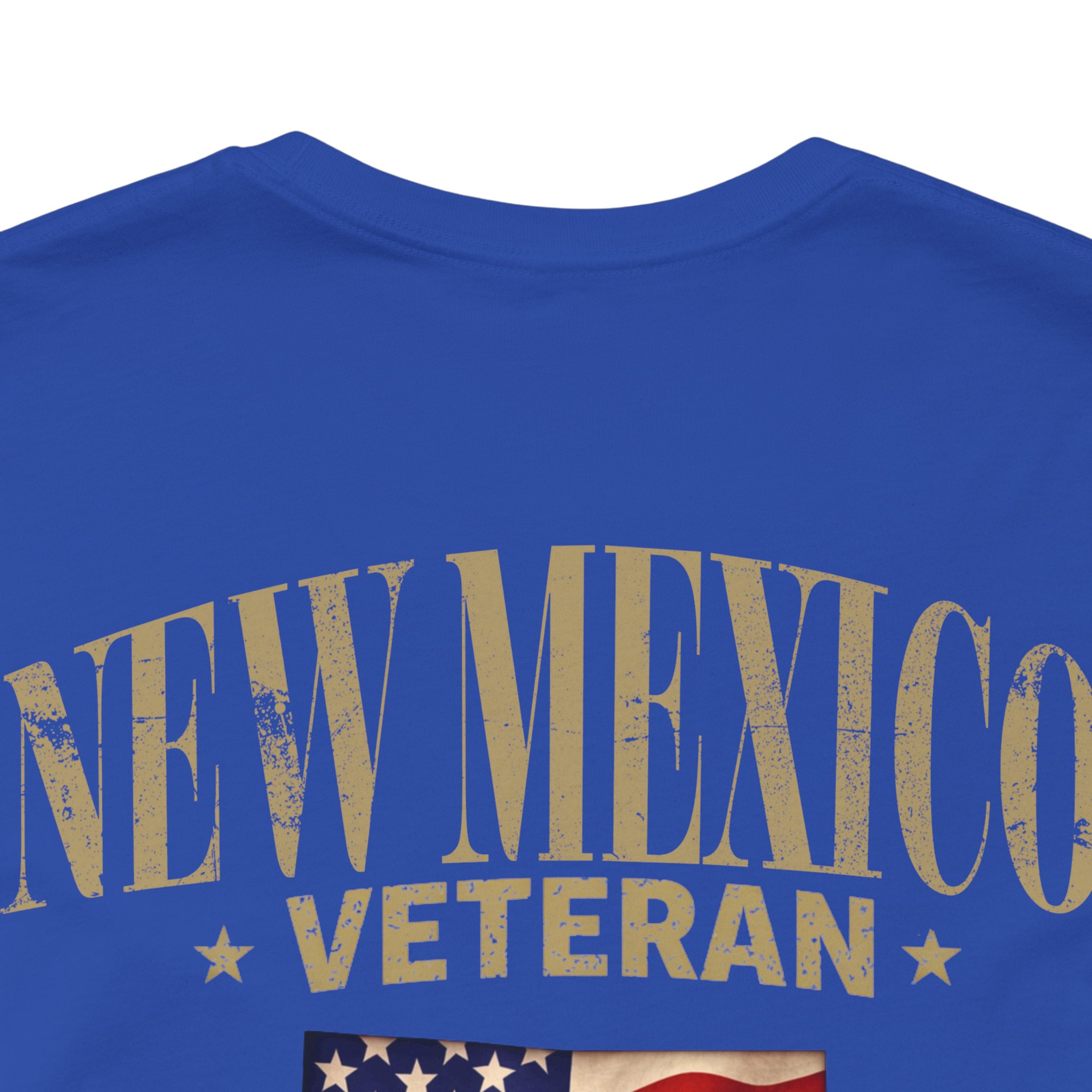 New Mexico Veteran T-Shirt — American Flag Map Military Tribute Tee - Image 31