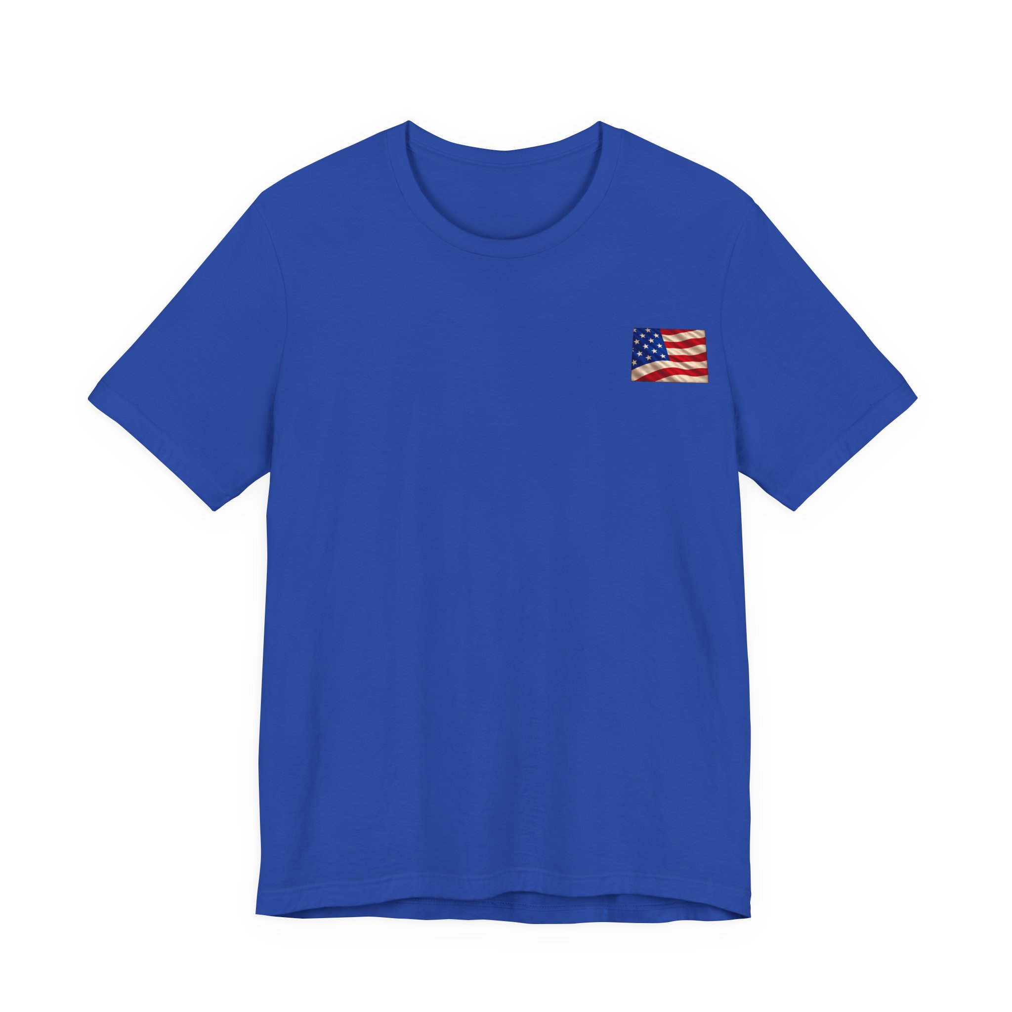 Wyoming Veteran T-Shirt — American Flag Map Military Tribute Tee - Image 6