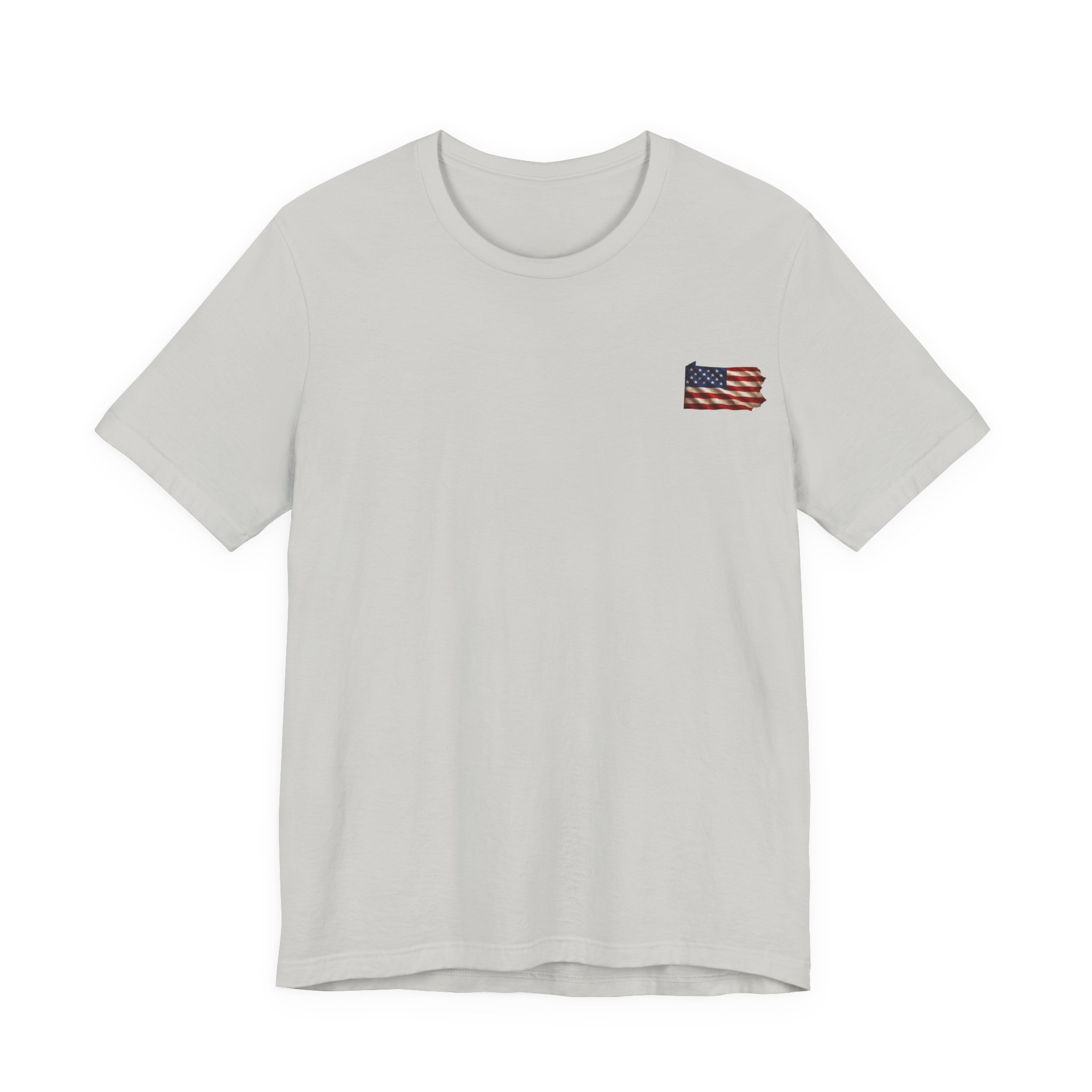 Pennsylvania Veteran T-Shirt — American Flag Map Military Tribute Tee - Image 41