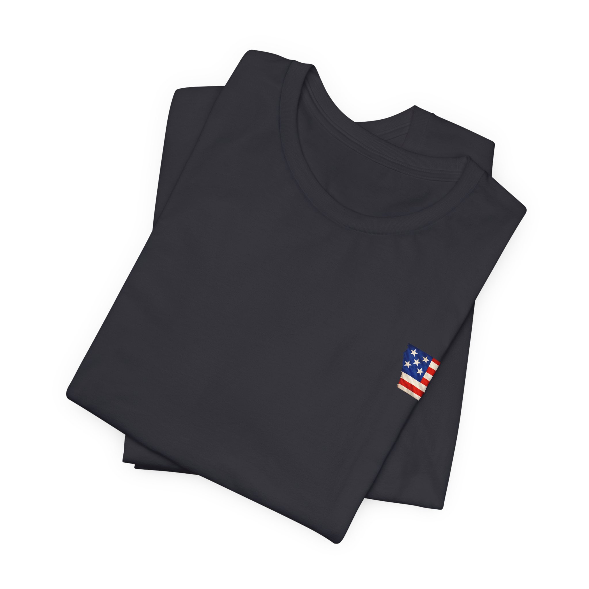 Iowa Veteran T-Shirt — American Flag Map Military Tribute Tee - Image 3