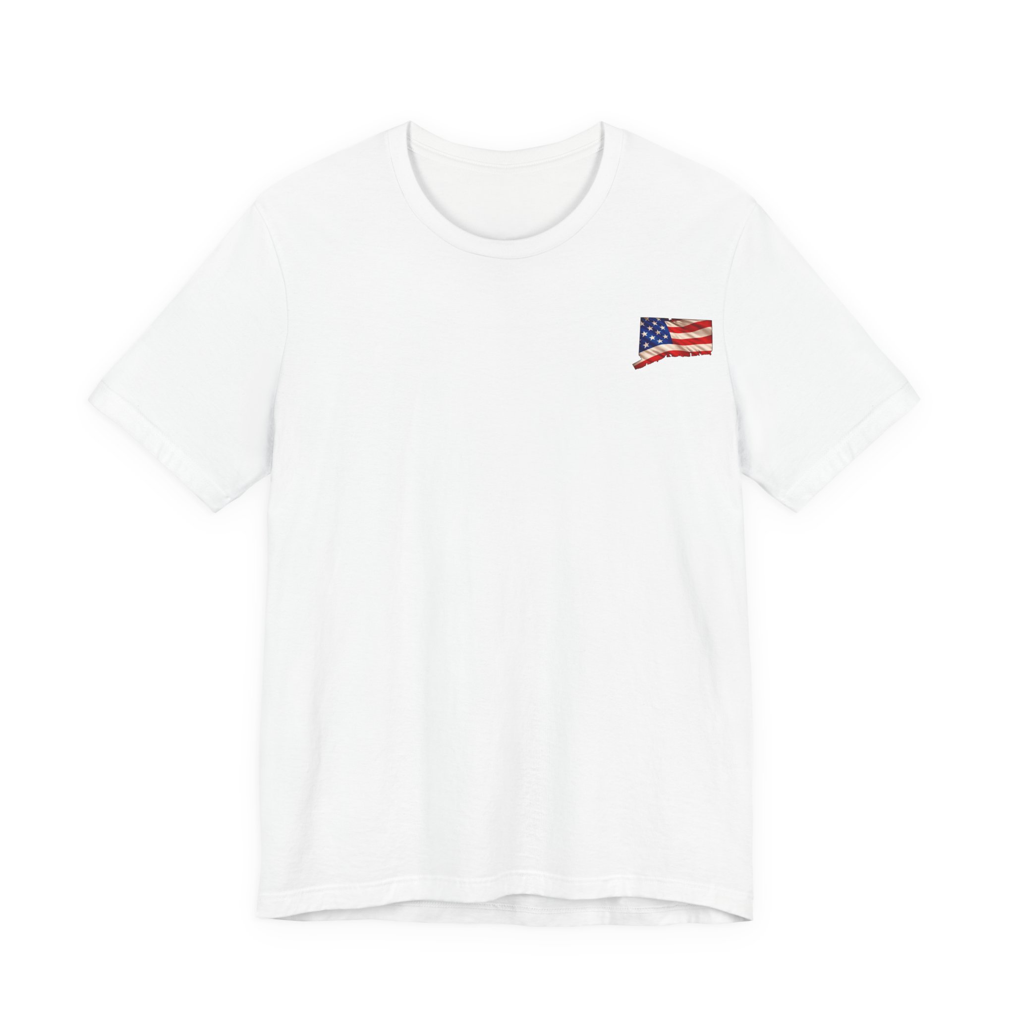 Connecticut Veteran T-Shirt — American Flag Alaska Map Military Tribute Tee - Image 6