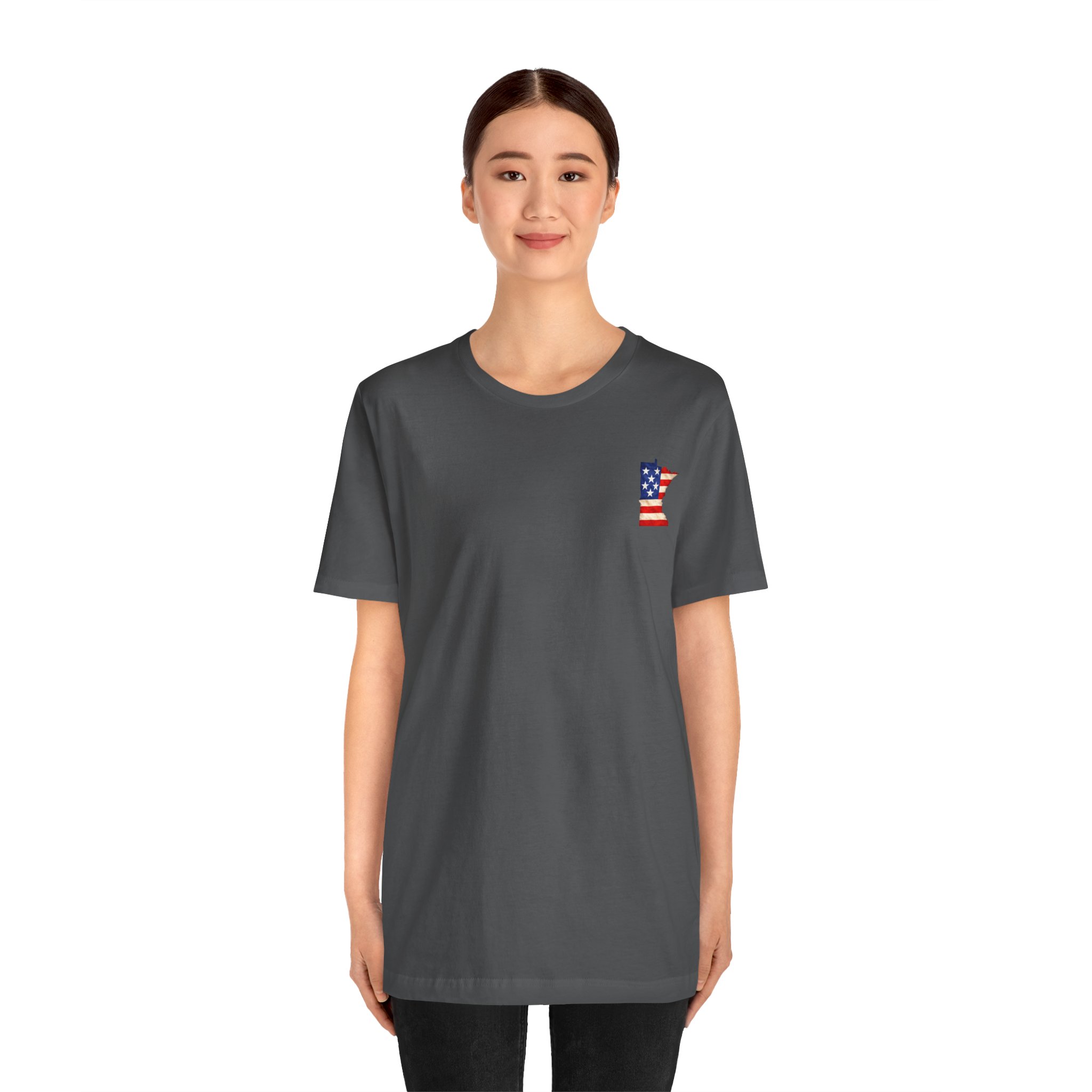 Minnesota Veteran T-Shirt — American Flag Alaska Map Military Tribute Tee - Image 11