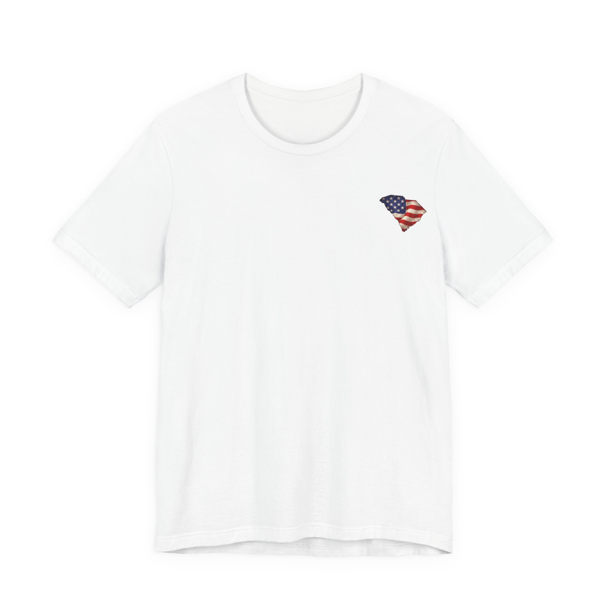 South Carolina Veteran T-Shirt — American Flag Map Military Tribute Tee - Image 21