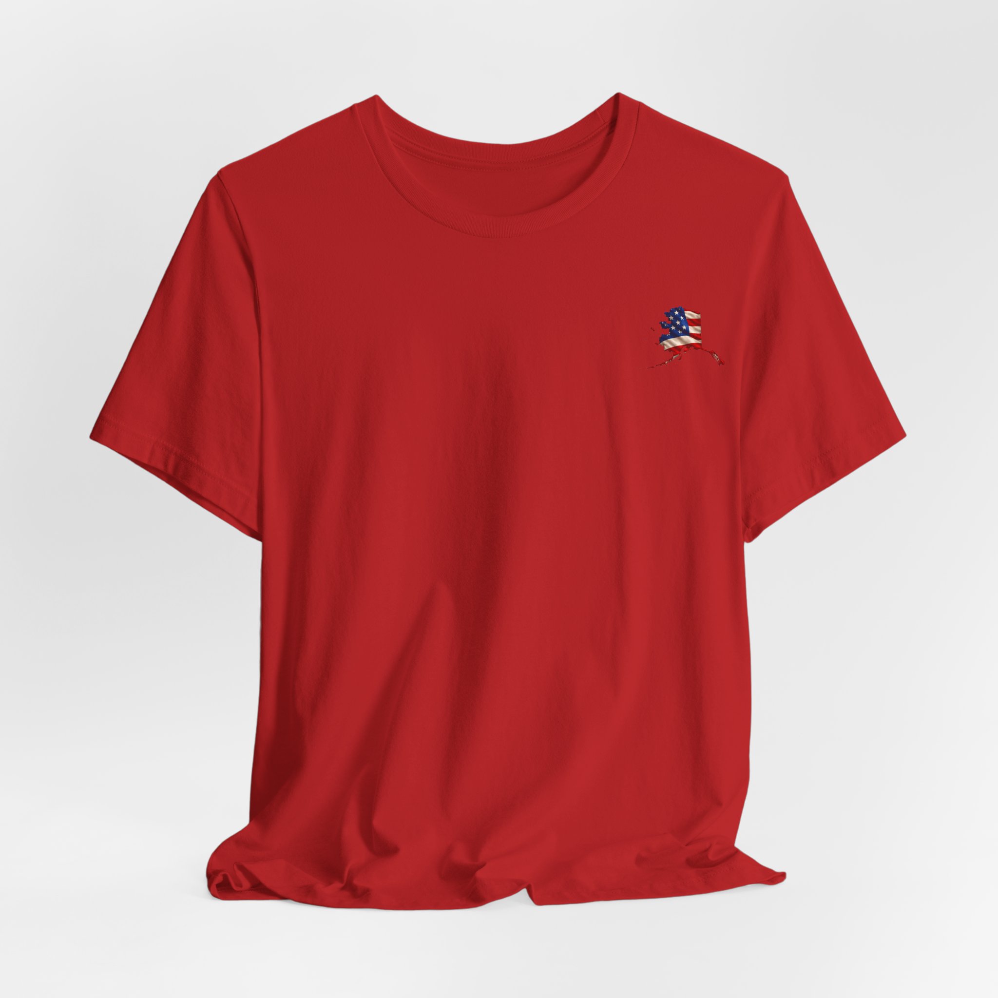 Alaska Veteran T-Shirt — American Flag Alaska Map Military Tribute Tee - Image 48