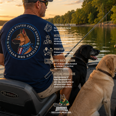 U. S. Coast Guard Veteran MWD Handler T-Shirt