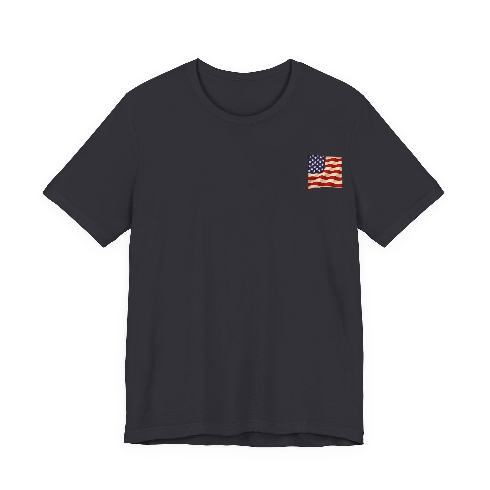 New Mexico Veteran T-Shirt — American Flag Map Military Tribute Tee - Image 9