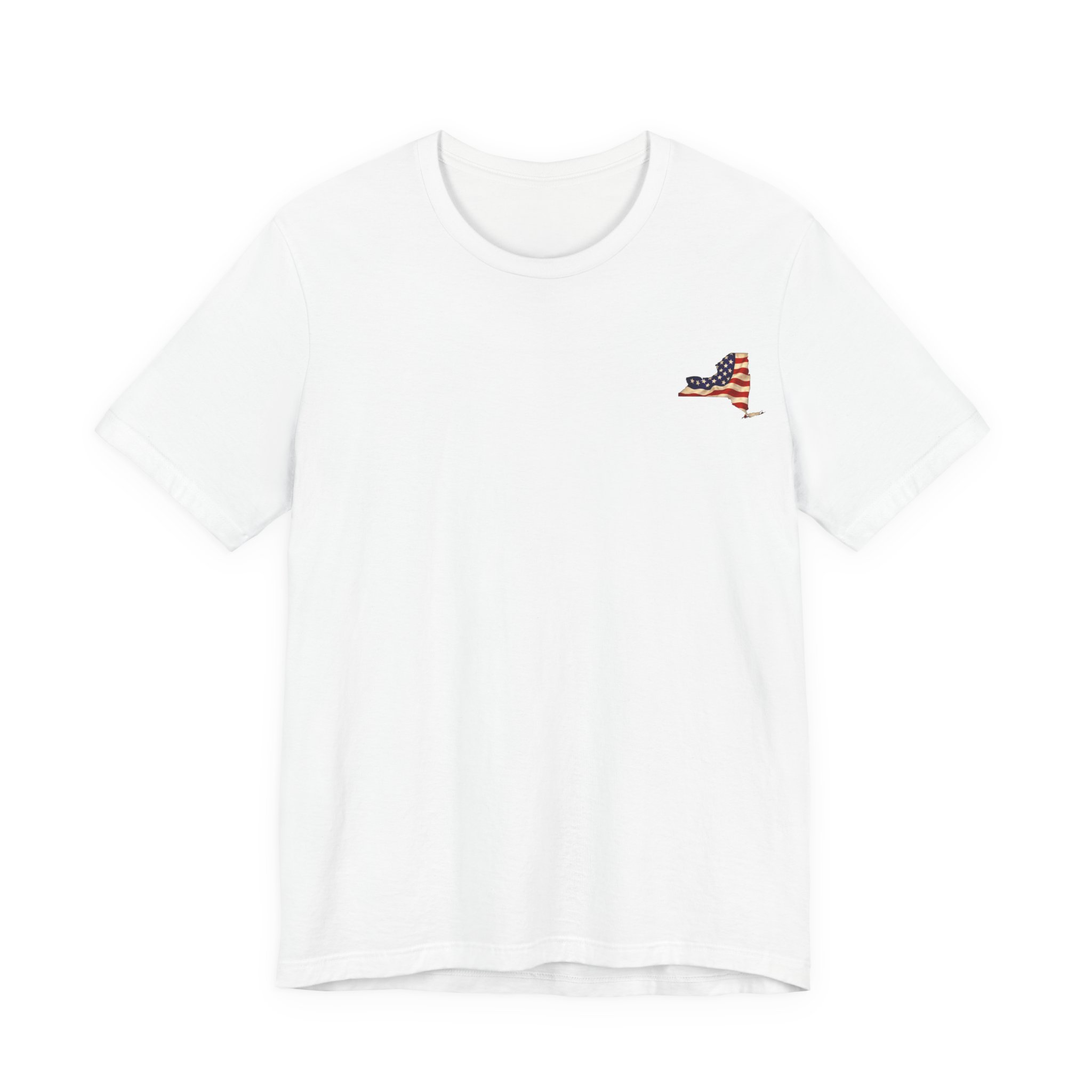 New York Veteran T-Shirt — American Flag Map Military Tribute Tee - Image 13