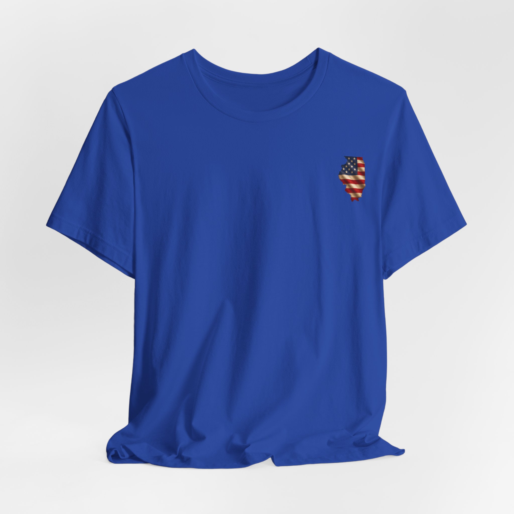 Illinois Veteran T-Shirt — American Flag Alaska Map Military Tribute Tee - Image 38