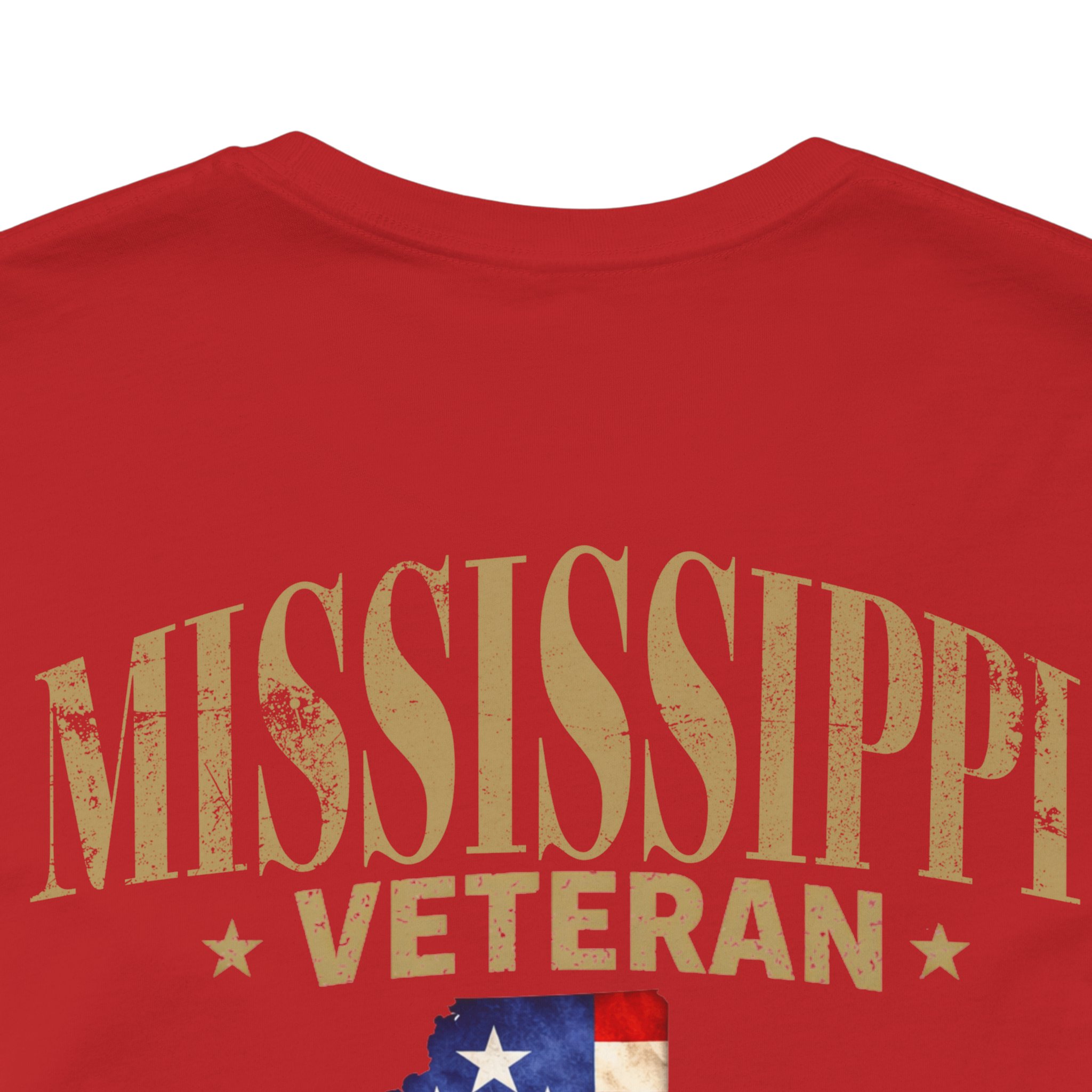 Mississippi Veteran T-Shirt — American Flag Alaska Map Military Tribute Tee - Image 22