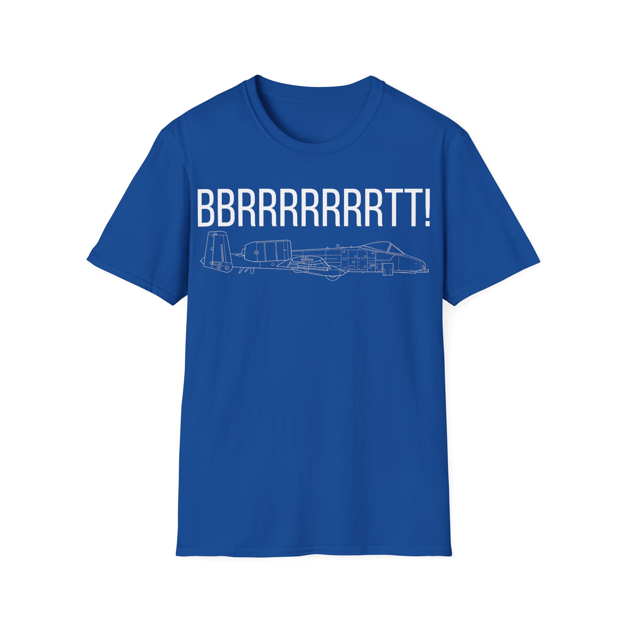 A-10 Warthog T-Shirt — "BBRRRRRRRTT!" Gunfire Sound Military Aircraft Tee - Image 21