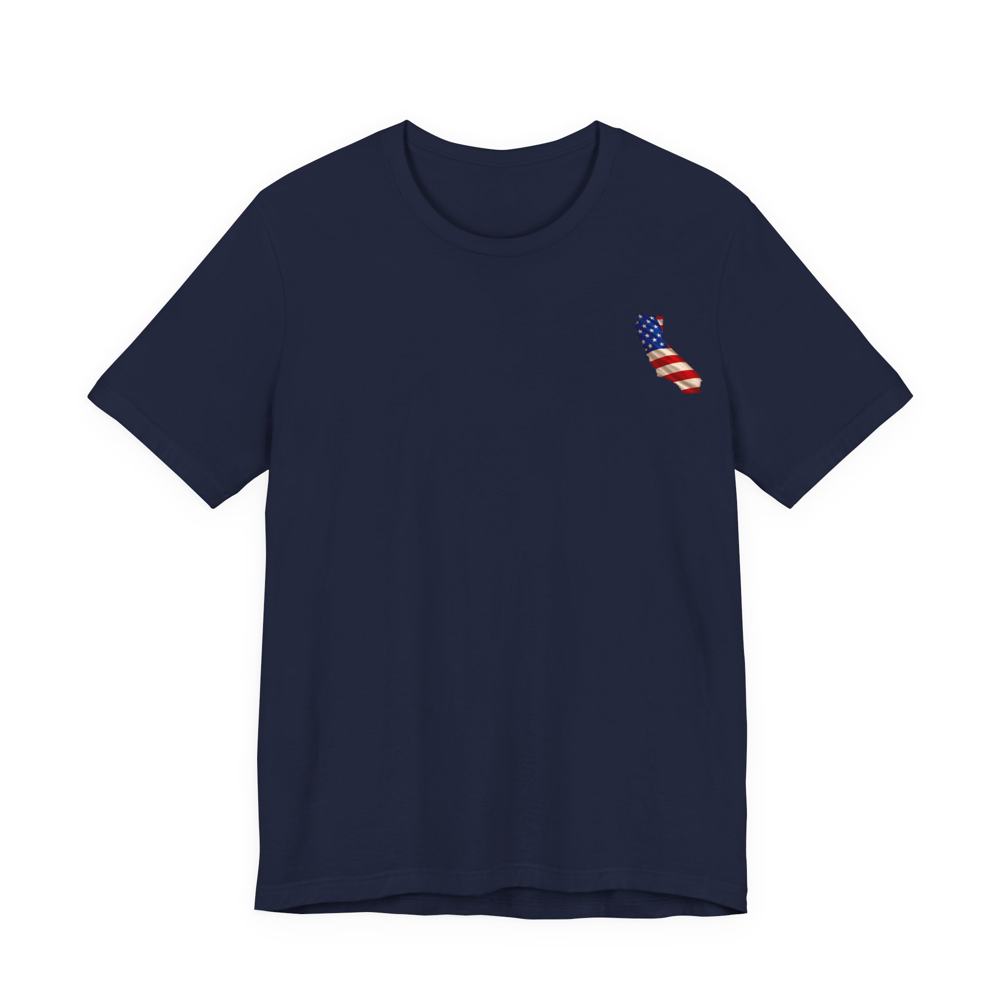 California Veteran T-Shirt — American Flag Map Military Tribute Tee - Image 41