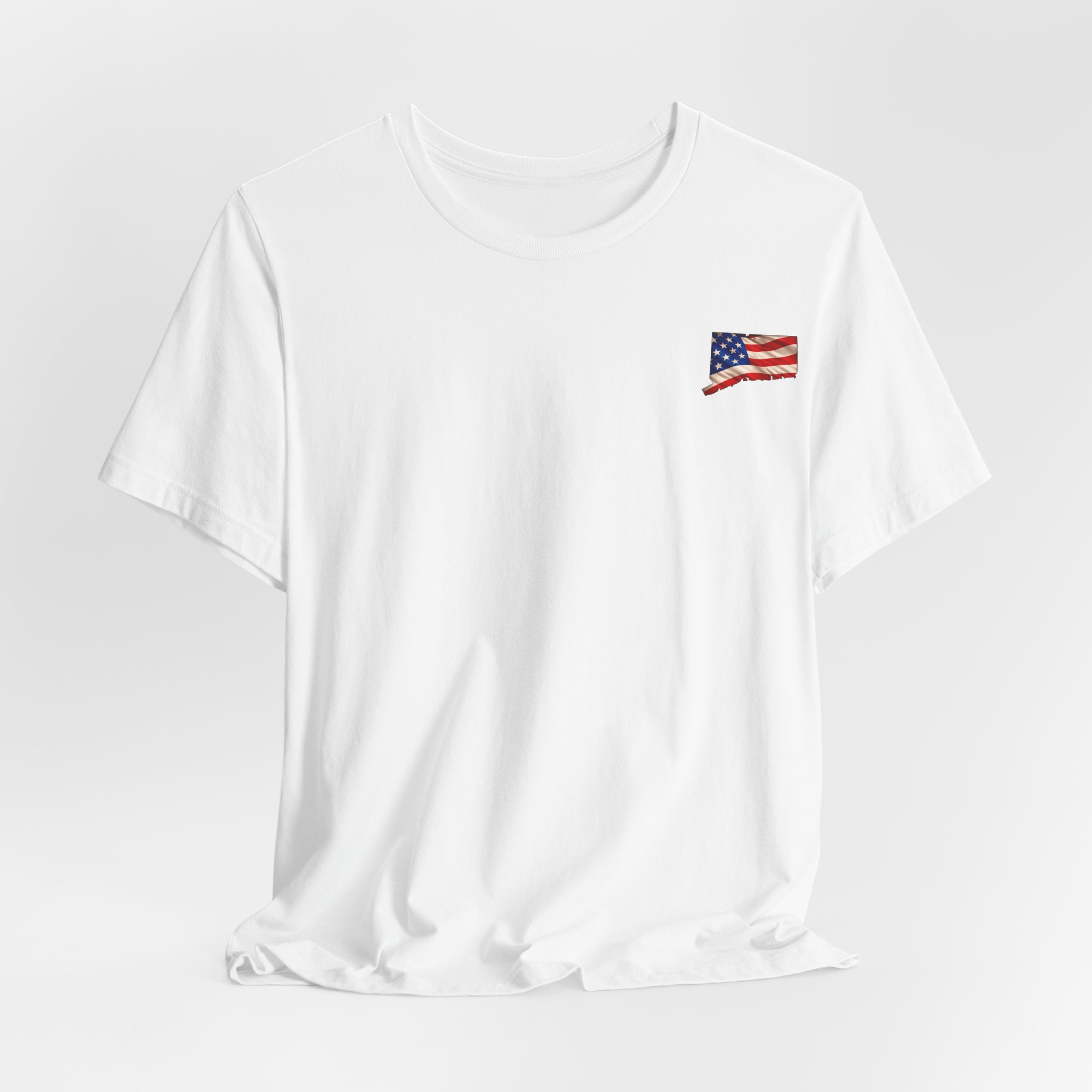Connecticut Veteran T-Shirt — American Flag Alaska Map Military Tribute Tee - Image 8