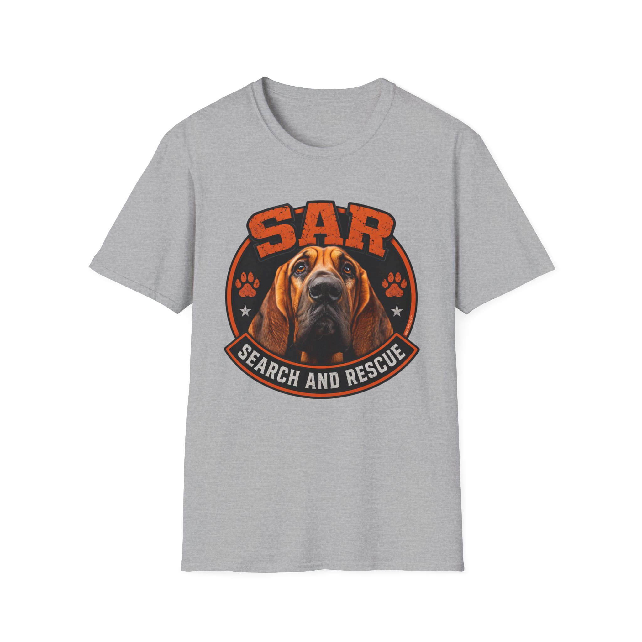 Search And Rescue Bloodhound Shirt, SAR K9 Tee, WARDOGS™ - Image 17