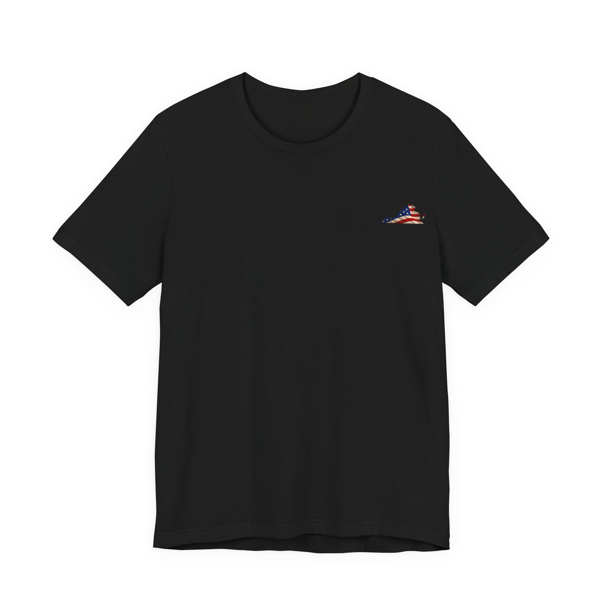 Virginia Veteran T-Shirt — American Flag Map Military Tribute Tee - Image 26
