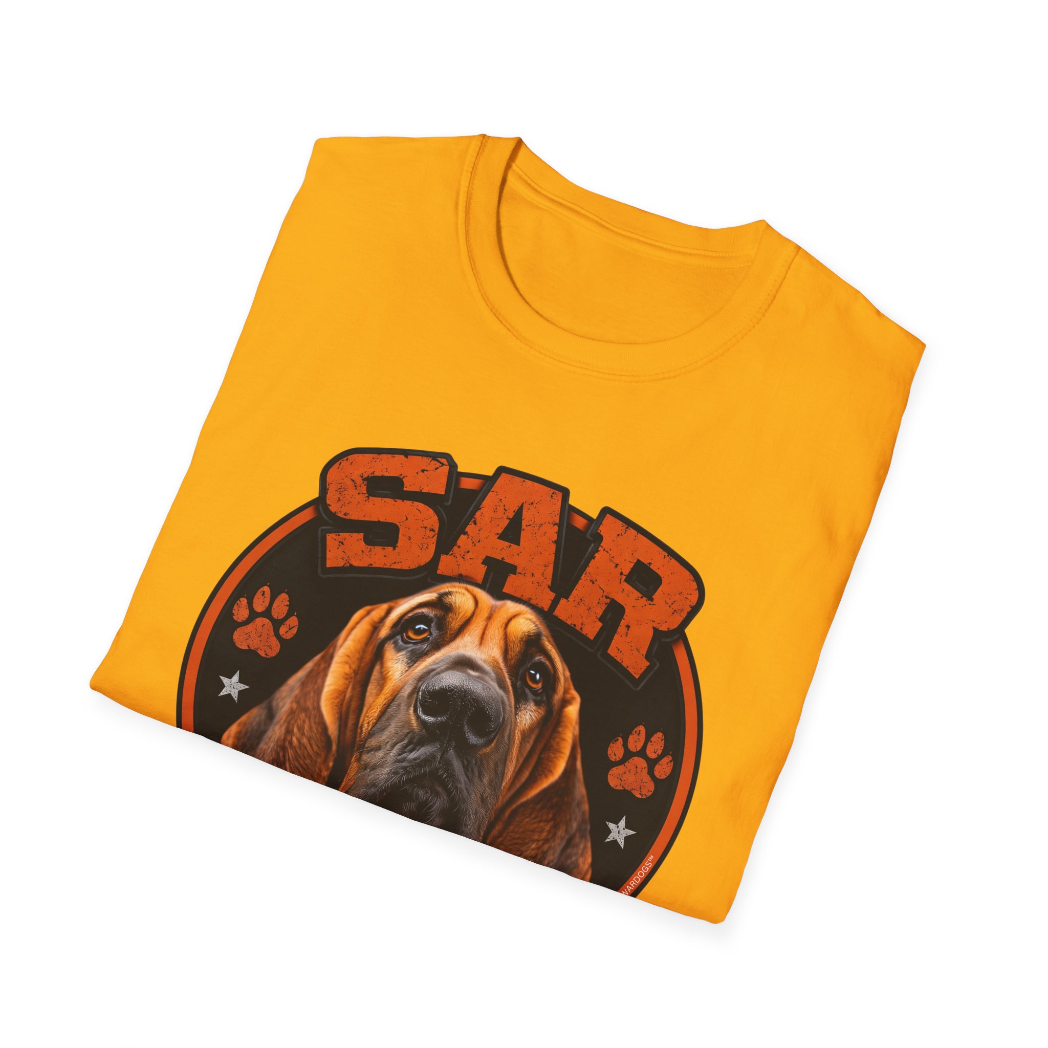 Search And Rescue Bloodhound Shirt, SAR K9 Tee, WARDOGS™ - Image 4