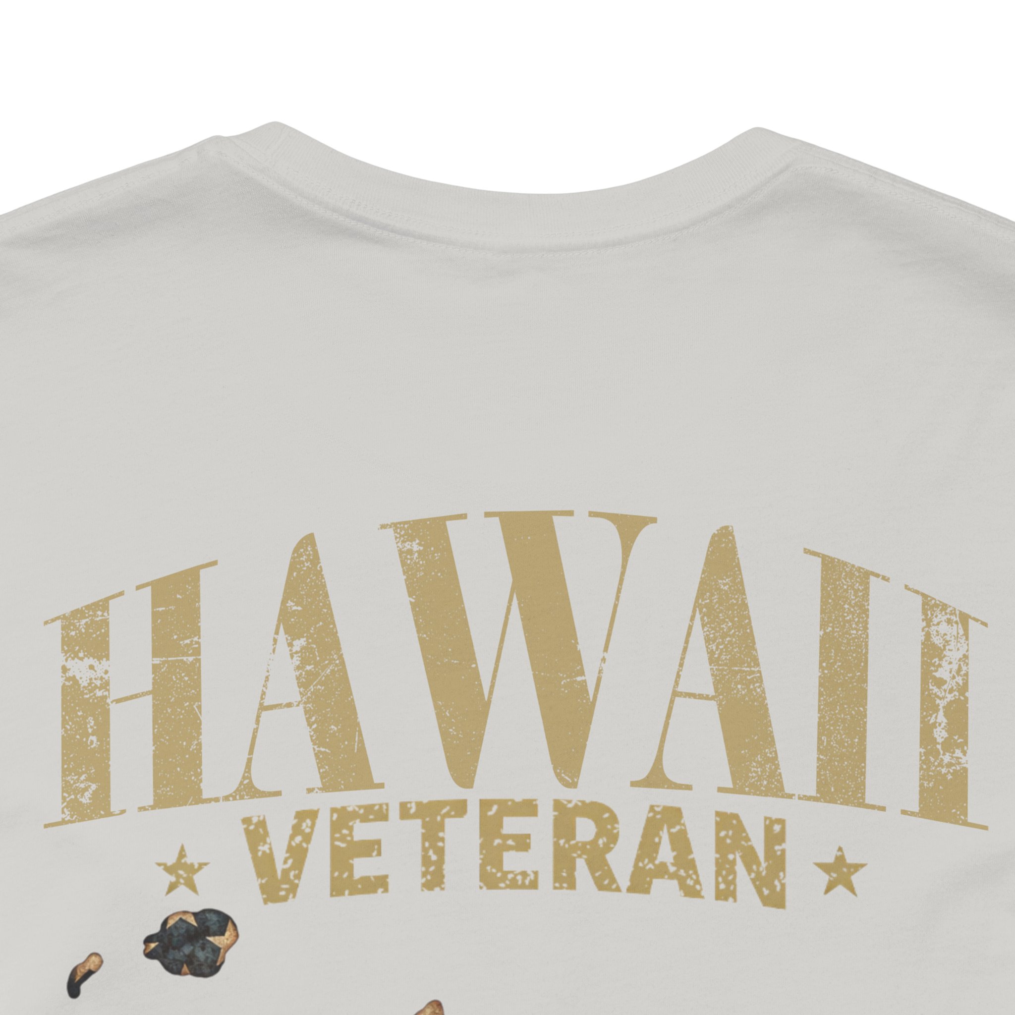 Hawaii Veteran T-Shirt — American Flag Map Military Tribute Tee - Image 19