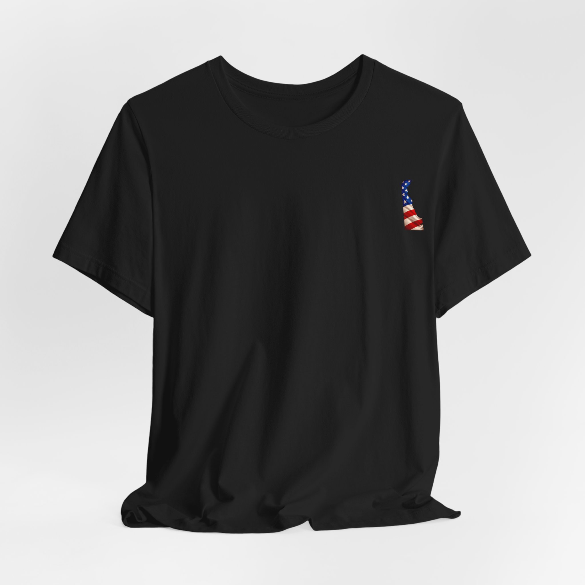 Delaware Veteran T-Shirt — American Flag Map Military Tribute Tee - Image 18