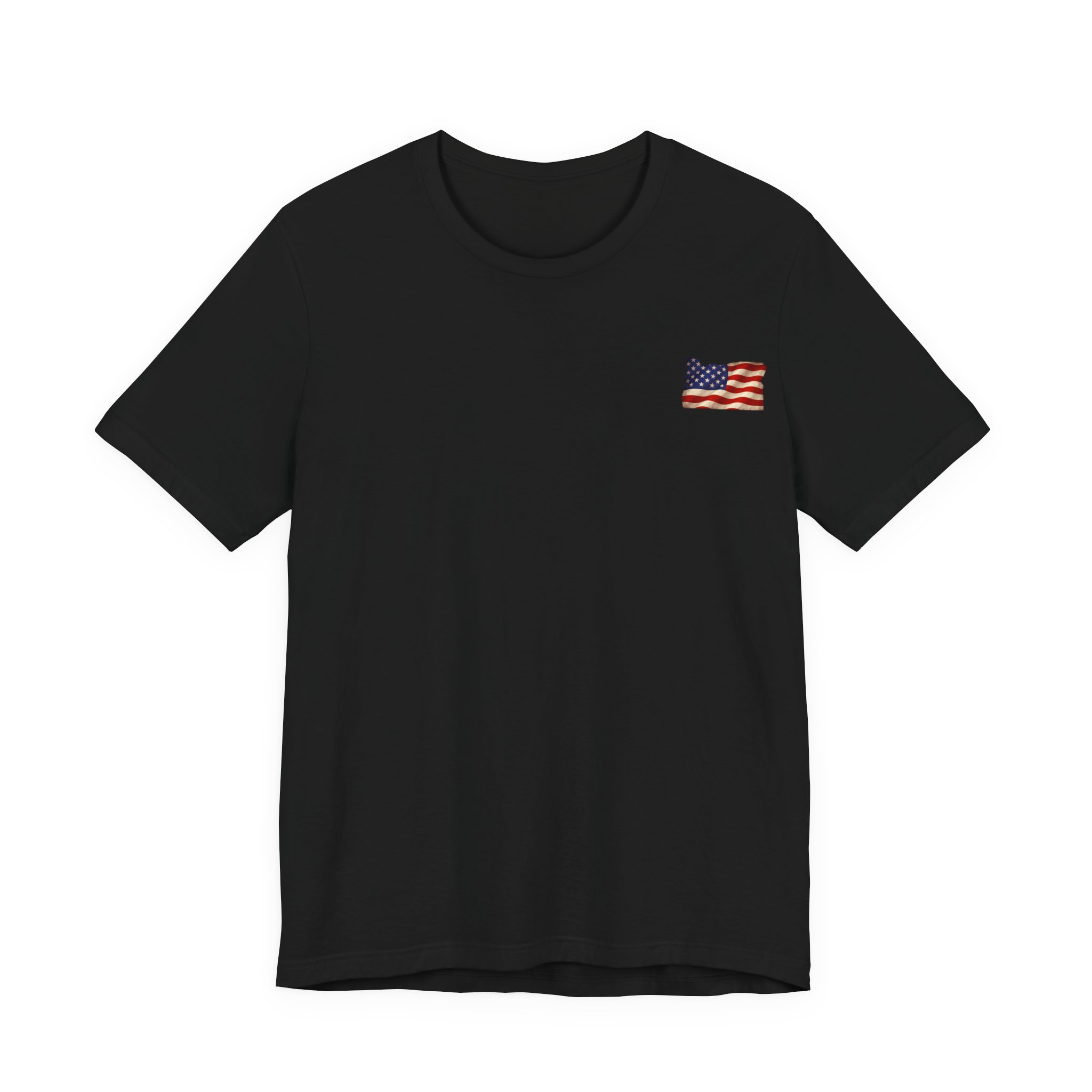 Oregon Veteran T-Shirt — American Flag Map Military Tribute Tee - Image 21