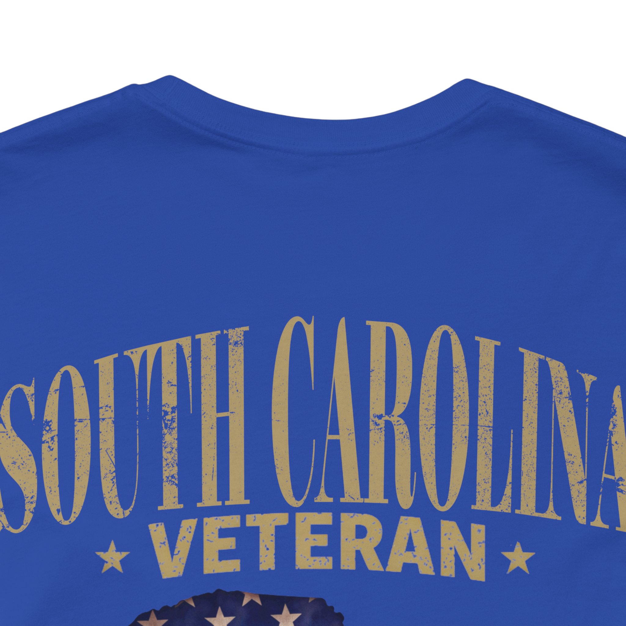 South Carolina Veteran T-Shirt — American Flag Map Military Tribute Tee - Image 6