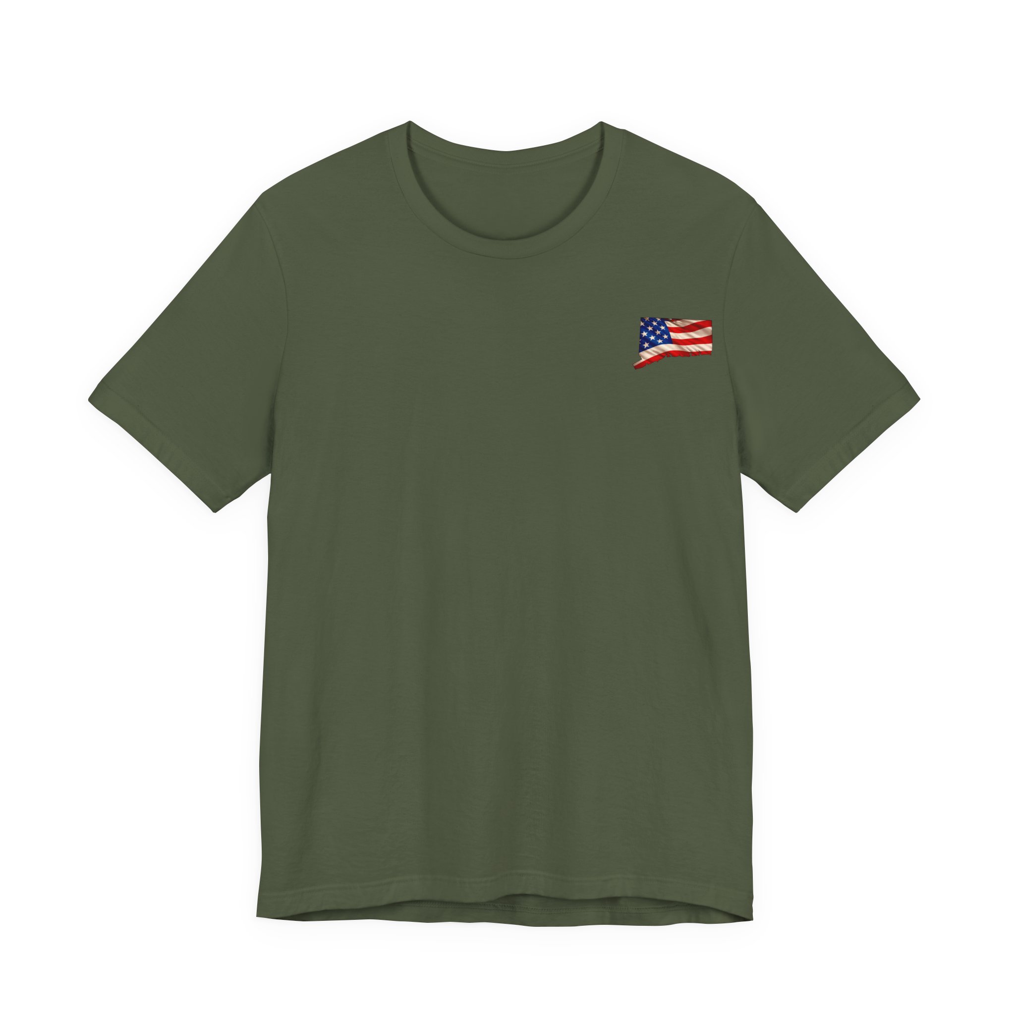 Connecticut Veteran T-Shirt — American Flag Alaska Map Military Tribute Tee - Image 31