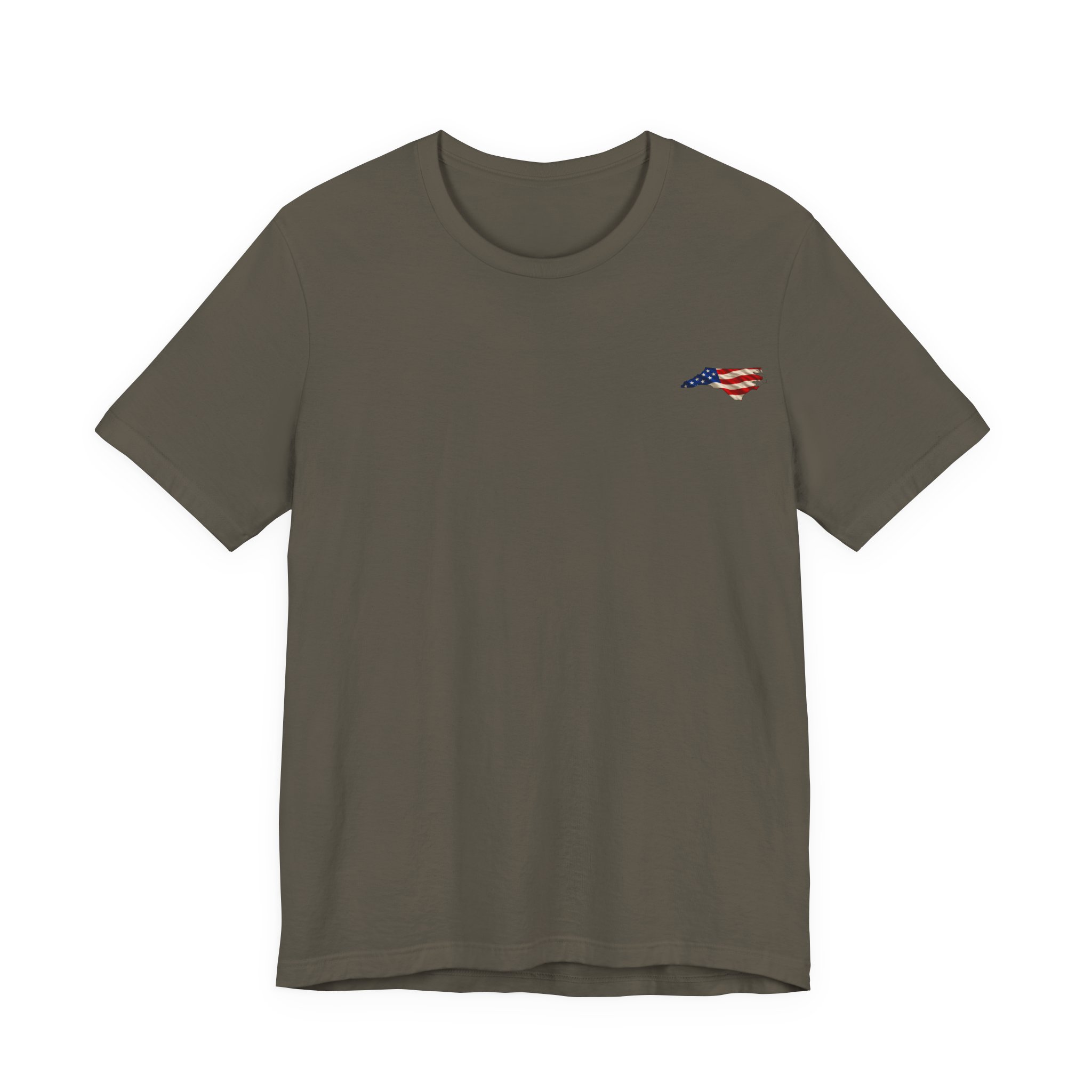 North Carolina Veteran T-Shirt — American Flag Map Military Tribute Tee - Image 21