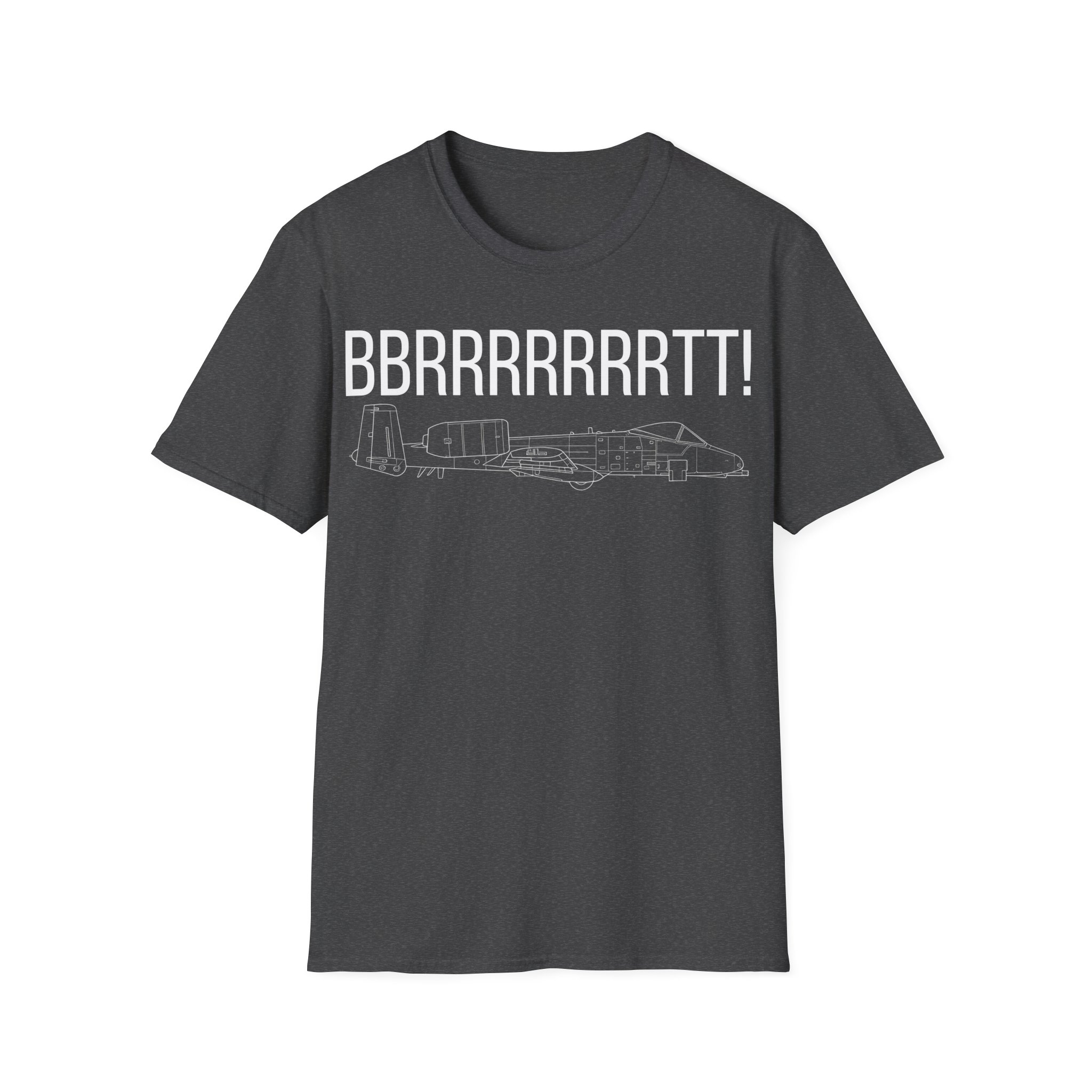 A-10 Warthog T-Shirt — "BBRRRRRRRTT!" Gunfire Sound Military Aircraft Tee - Image 13