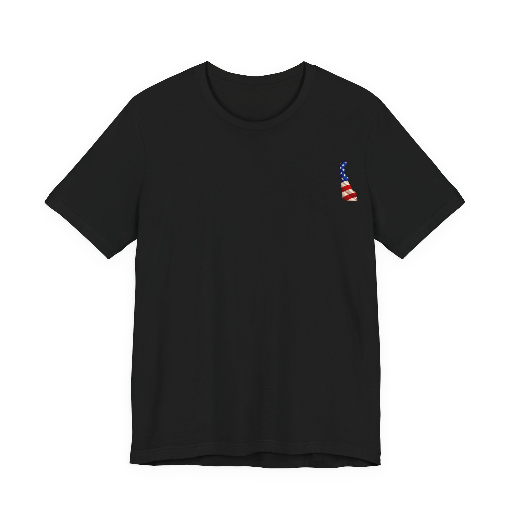 Delaware Veteran T-Shirt — American Flag Map Military Tribute Tee - Image 16