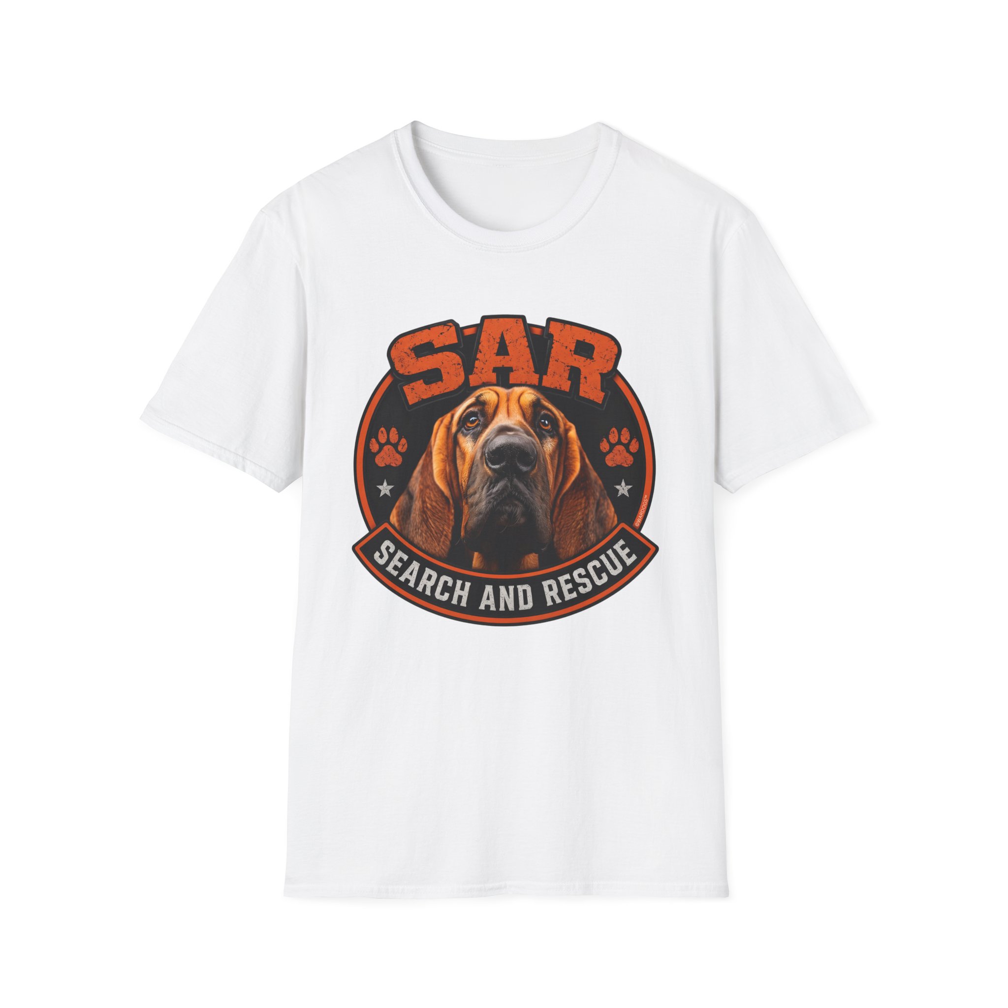 Search And Rescue Bloodhound Shirt, SAR K9 Tee, WARDOGS™ - Image 5