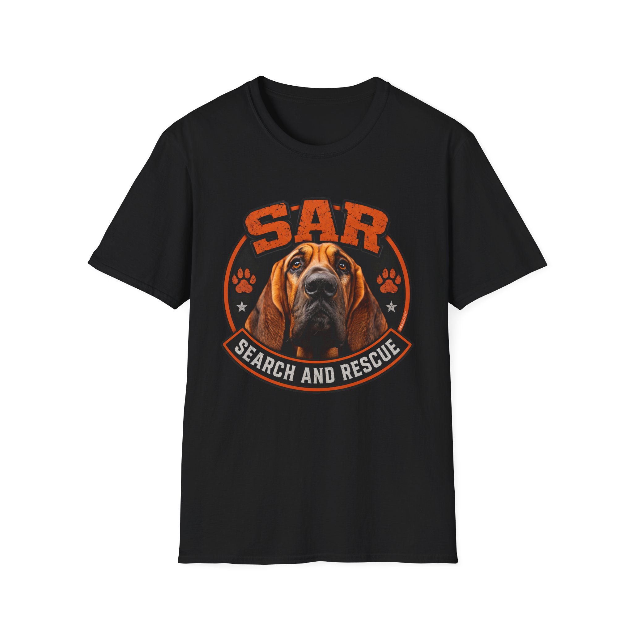 Search And Rescue Bloodhound Shirt, SAR K9 Tee, WARDOGS™ - Image 9