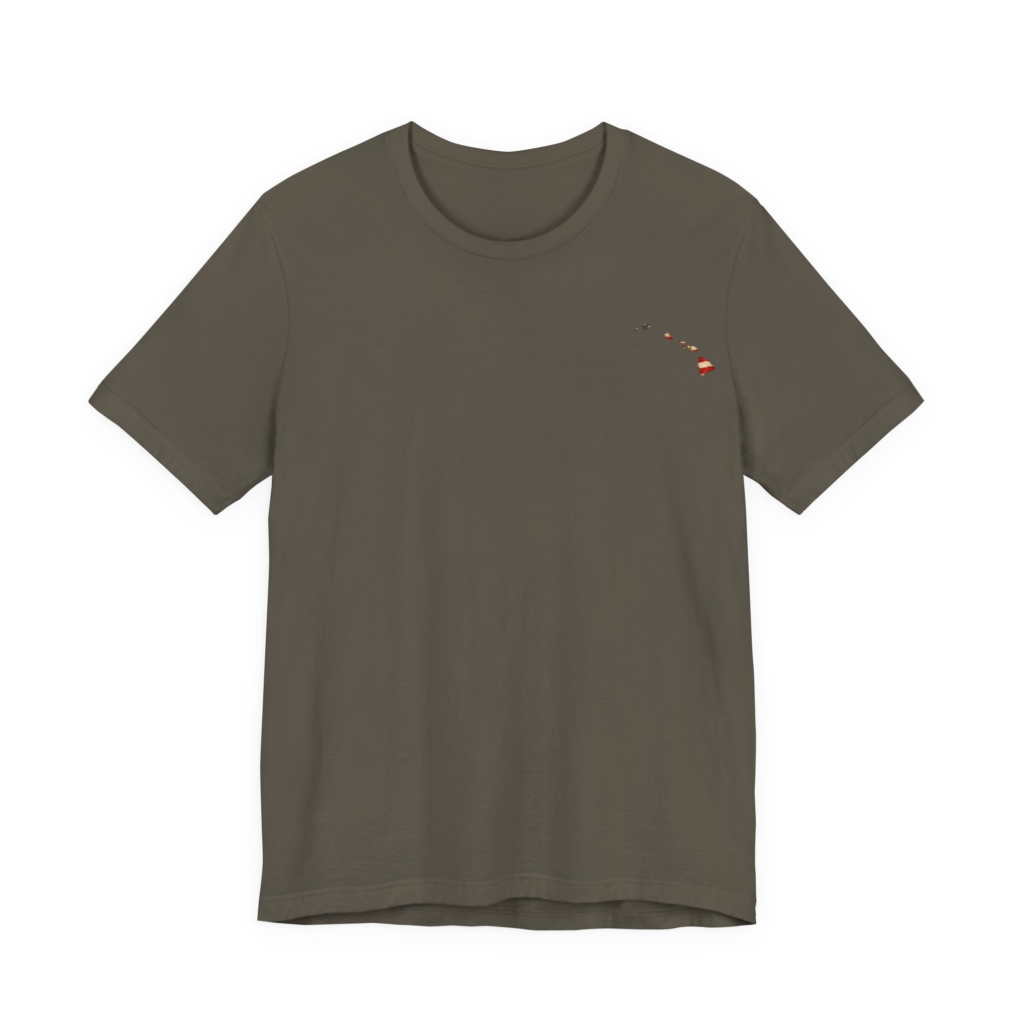 Hawaii Veteran T-Shirt — American Flag Map Military Tribute Tee - Image 21