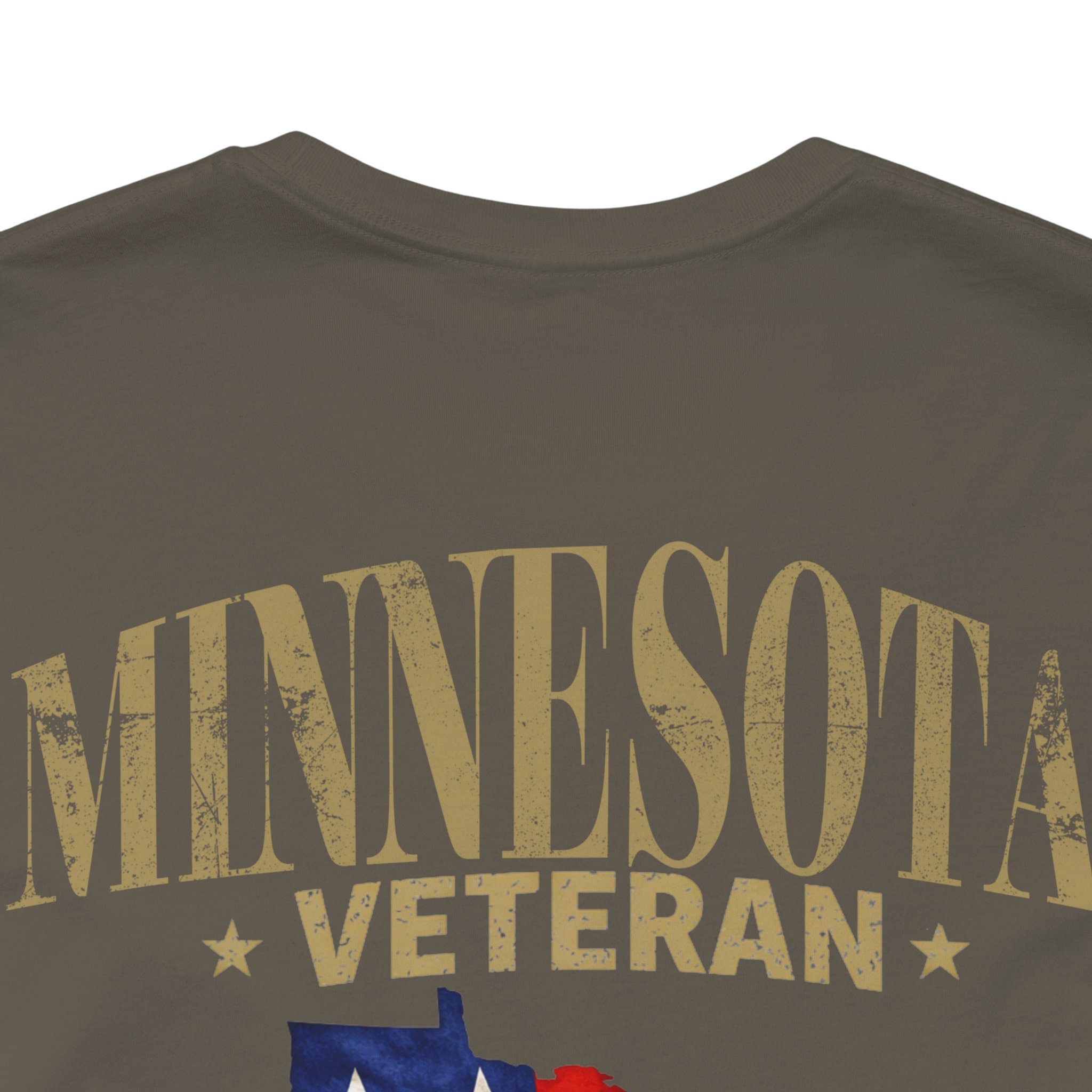 Minnesota Veteran T-Shirt — American Flag Alaska Map Military Tribute Tee - Image 6