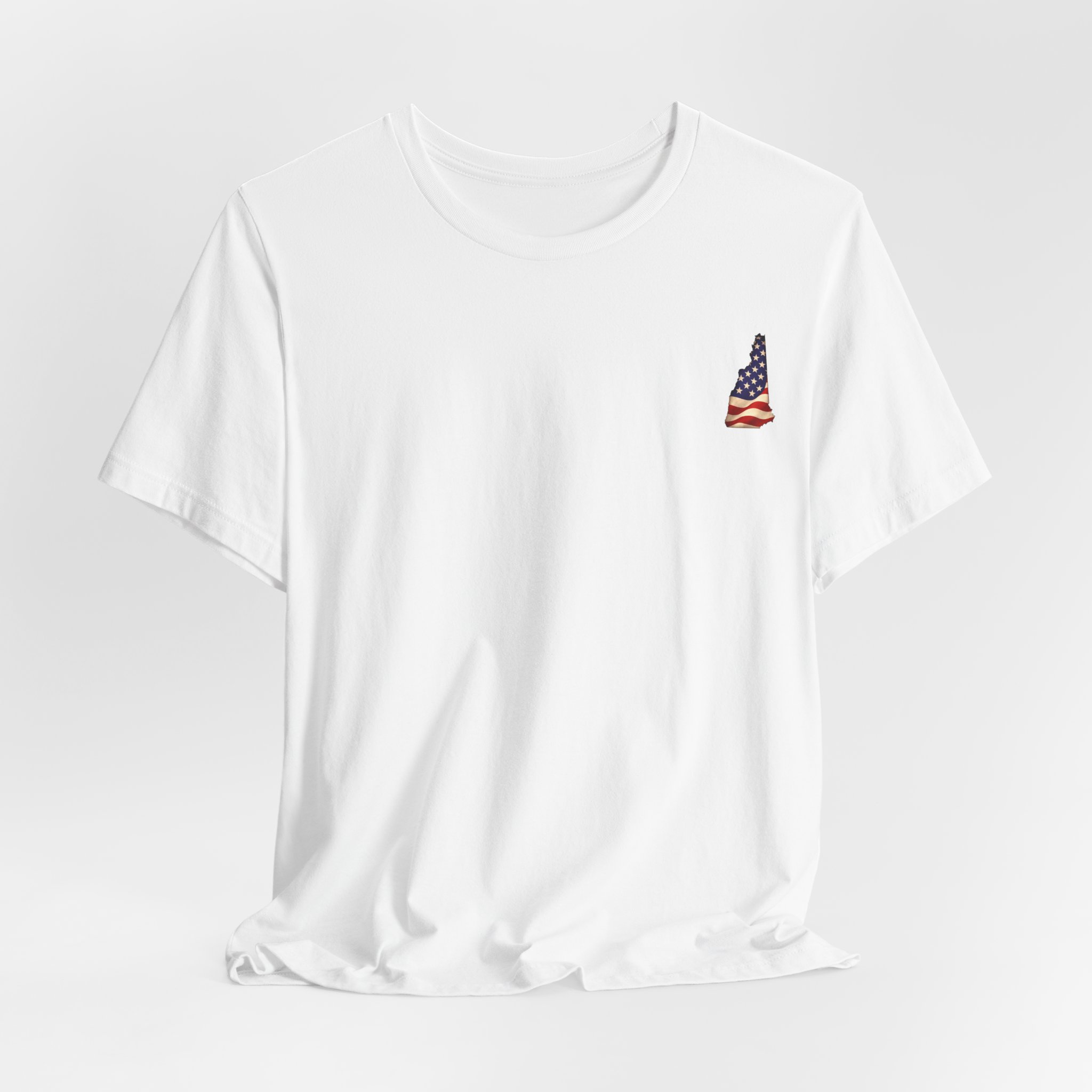 New Hampshire Veteran T-Shirt — American Flag Map Military Tribute Tee - Image 18