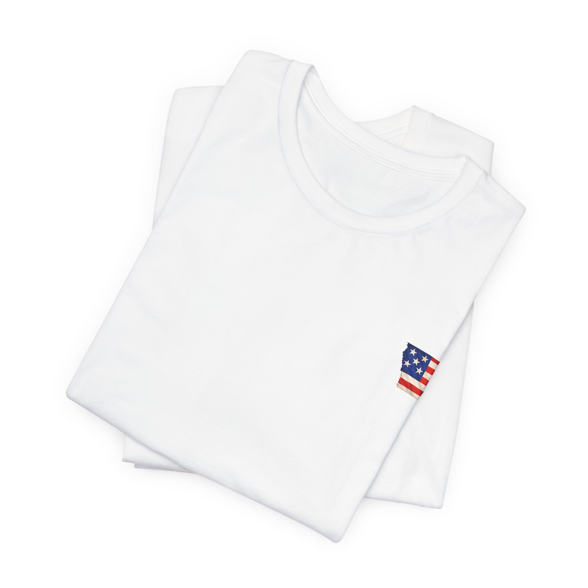 Iowa Veteran T-Shirt — American Flag Map Military Tribute Tee - Image 7