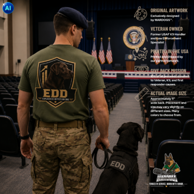 EDD Explosives Detection Dog T-Shirt