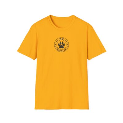 K9 Handler T‑Shirt — Paw Print Badge Tee for Dog Handlers & Trainers